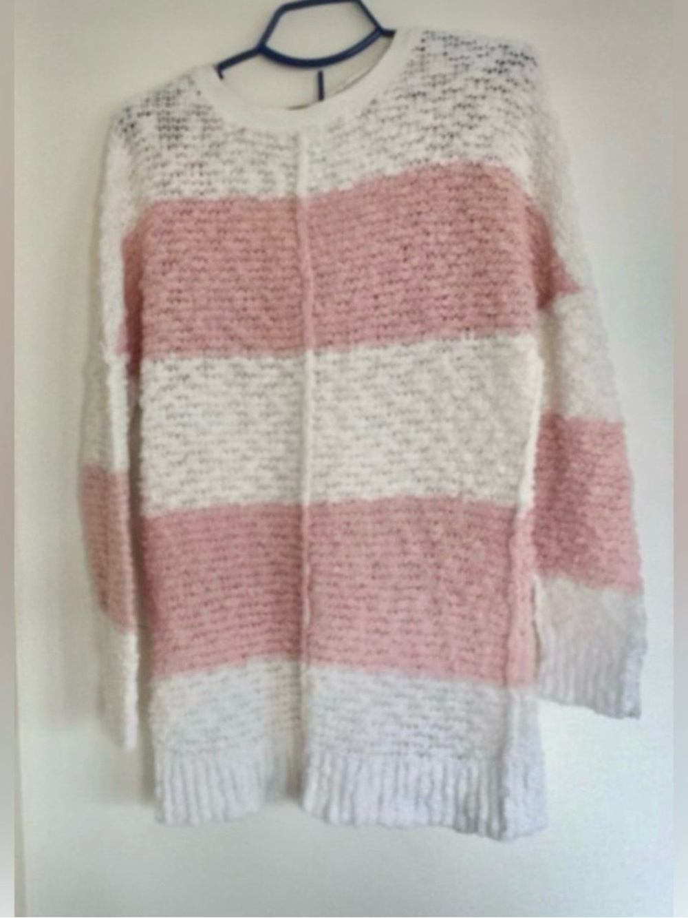 50%off🎊Free People V-Neck Oversized Knit Cotton Sweater - Picture 2 of 3